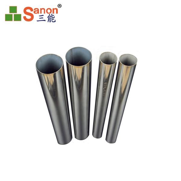 Quality Rose Gold Square Welded Tube 316 Decorative Steel Welded Pipe 108mm OD for sale
