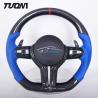 Buy cheap Ergonomic BMW Carbon Fiber Steering Wheel Flat Bottom Easy Installation from wholesalers