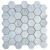 Buy cheap premium colorful Hexagon Stone Mosaic Tile For Bathroom Remodeling from wholesalers