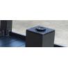 Buy cheap Elegant 160 X 160 Cm Black Garden Dining Table Aluminium Assembled 76cm Height from wholesalers