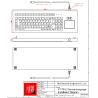 Buy cheap IP65 / IK07 Stainless Steel Industrial Metal Computer Keyboard Waterproof Dustproof Keyboard usb -40℃ from wholesalers