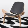 Buy cheap Italy Latest Design Solid Wood Home Coffee Shop Lounge Leisure Chair from wholesalers