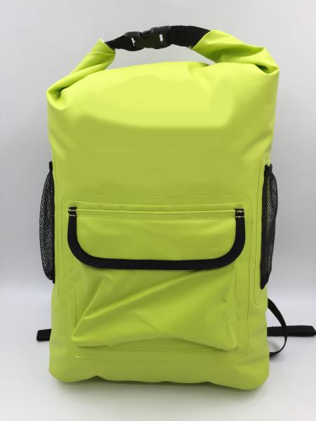Buy cheap 20L Yellow 500D PVC Outdoor Products Waterproof Backpack OEM / ODM Available from wholesalers