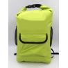 Buy cheap 20L Yellow 500D PVC Outdoor Products Waterproof Backpack OEM / ODM Available from wholesalers