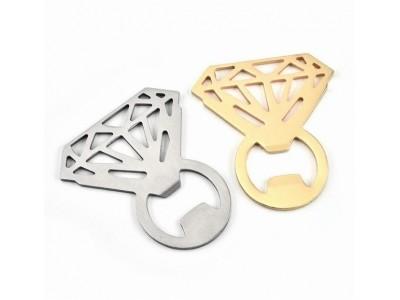 Buy cheap Innovative Stainless Steel Diamond Ring Bottle Opener,stainless steel diamond ring shaped beer bottle opener from wholesalers