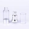 Buy cheap Plastic PP Customizd Logo Cream Airless Cosmetic Bottle Outlet Clear Round 80ml 100ml from wholesalers