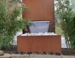 Modern Outdoor Corten Steel Fountain Decorative For Garden