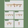 Buy cheap Wood Led Ceiling Lamp With Spot Lights For Living Room Bedroom Corridor Home track lighting(WH-WA-46) from wholesalers