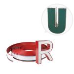 Anodized Red Color Aluminum Strips Sheet For Channel Letter Board Formation