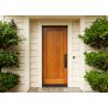 Buy cheap Commercial Solid Wood Interior Doors With Glass , Solid Wood Front Doors For Homes from wholesalers