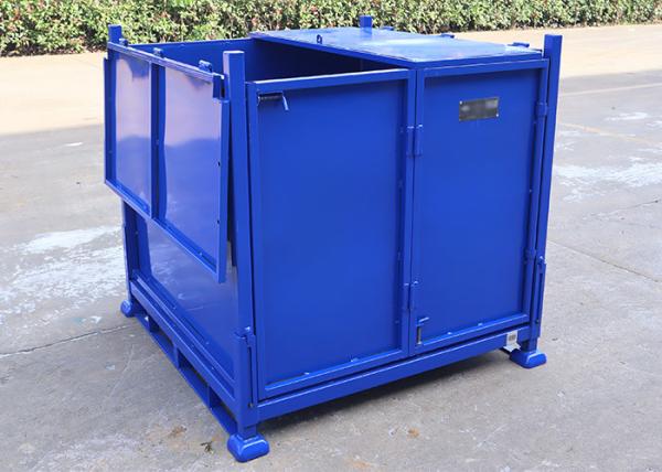 Buy cheap Forklift Metal Pallet Cage Box 2T For Construction Sites from wholesalers