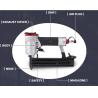 Buy cheap 18ga. Air Brad Nailer Pneumatic Nail Gun for Furniture 32mm Degree of Automation from wholesalers