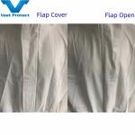 Hydroponic Disposable White Microporous Coverall for Chemical and Aerosol
