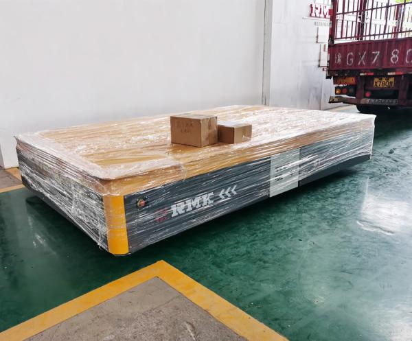 Buy cheap 6 Ton Electric Car Carry Heavy Goods Large Rubber Tyre Transfer Trolley from wholesalers