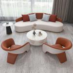 Creative Black Hotel Lobby Furniture Leather Aircraft Chair Leisure And Public