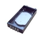 8 SC Port Fiber Optic Splice Box Outdoor Splicing Metal Steel Black