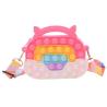 Buy cheap Toddle Handbag Silicone Coin Wallets Cute Crossbody Purse Bag Birthday Gifts For Little Girls Pencil Pen Case Makeup Bag from wholesalers