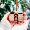 Buy cheap handcrafted Christmas Pet Photo Memorial Ornament UV print from wholesalers
