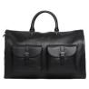 Buy cheap Foldable Black Leather Suit Carrier Weekend Bag , Mens Travel Garment Bag from wholesalers