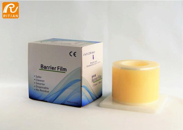 Buy cheap Clear PE Medical Dental Barrier Film Roll Acrylic Adhesion 4x6 Inch Custom Logo from wholesalers