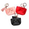 Buy cheap Bowknot Ornament 9.5cm Small Zipper Pouch Keychain Polyester from wholesalers