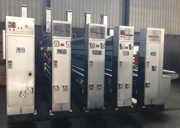 Buy cheap Automatic Vacuum Corrugated Box Water Ink Printing Slotting Machine Plc Control from wholesalers
