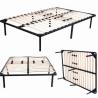 Buy cheap Hotel Square Black Metal Slatted Bed Base , Detachable Metal Sprung Bed Base from wholesalers