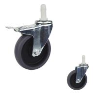 Buy cheap TPR Square Expanding Stem Caster , 4 Inch Lockable Trolley Wheels product