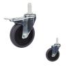 Buy cheap TPR Square Expanding Stem Caster , 4 Inch Lockable Trolley Wheels from wholesalers