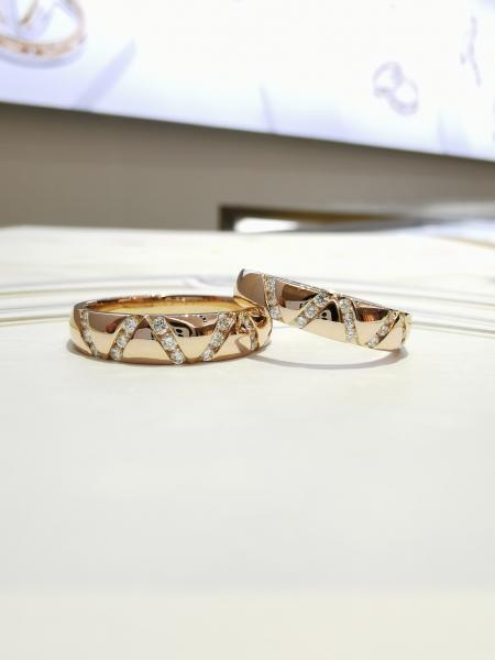 Buy cheap 12g Gold Engagement Couple Rings from wholesalers