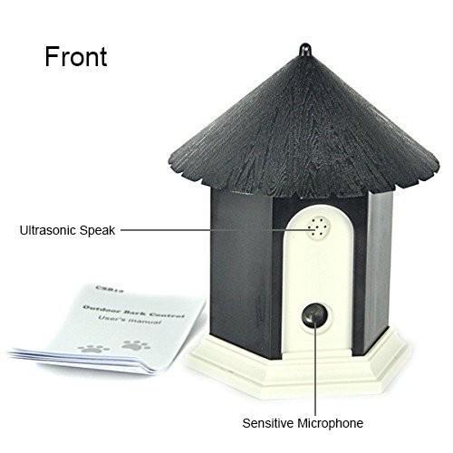 House shape ultrasonic bark control outdoor dog anti barking stop barking dog