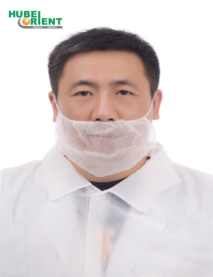 No Tight Nonwoven Disposable Beard Cover With Double Elastic