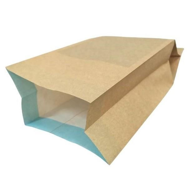 Buy cheap Food Grade Plain Kraft Paper Popcorn Bag 100Mic Greaseproof Sandwich Bags from wholesalers