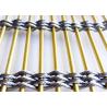 Buy cheap Decorative Partition 7mm Stainless Steel Architectural Mesh Gold Color Metal from wholesalers