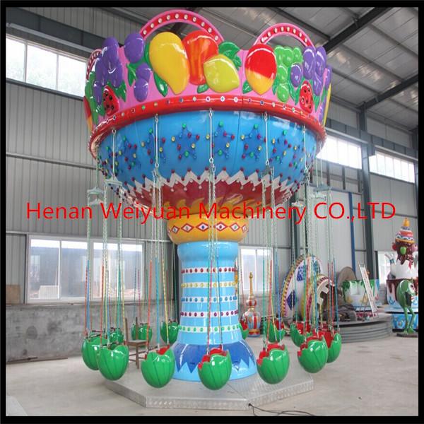 Buy cheap ISO 9001 and CE approved fun amusement park fruit flying watermelon chair rides from wholesalers