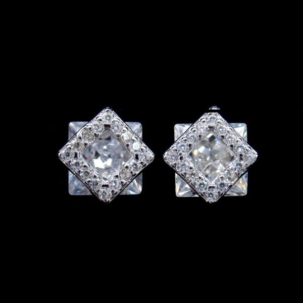 Quality Handmade Cute 925 Silver Earrings For Engagement , Gift , Party , Wedding for sale
