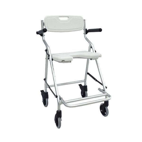 Buy cheap Toilet Transfer Commode Adjustable Hospital Bath Chair For Elderly from wholesalers