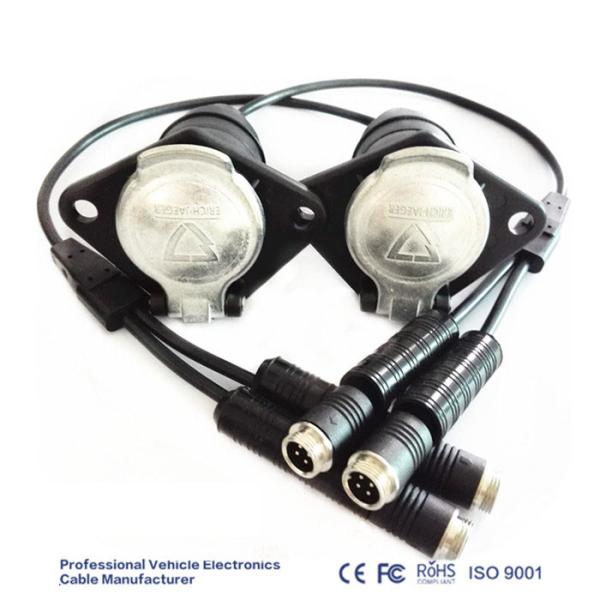 Buy cheap 7 Pin 8.0MM Trailer Plug Cable Aviation Micro Male Flexible PVC Insulation from wholesalers