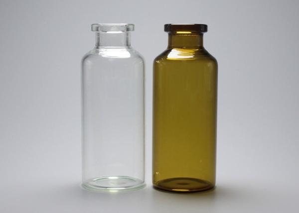 Buy cheap 30ml Clear Or Brown Little Medication Tubular Glass Vial from wholesalers