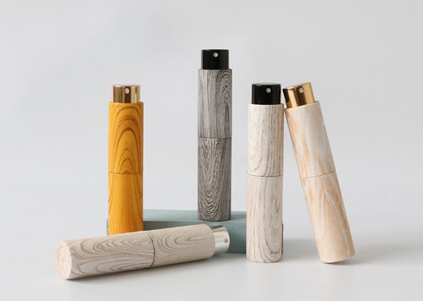 Buy cheap Travel Size Pocket Spray Bottle In Wooden Grain Color Mini Perfume Atomiser from wholesalers