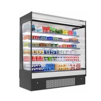 Buy cheap Supermarket milk chiller open multi-deck refrigerator fruit display stand for product
