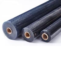 Buy cheap Black ESD Grid Curtain Vinyl Honeycomb Mesh Transparent Cleanroom Sheet Film product
