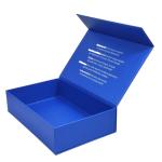 Custom Screen Printing Logo Plain White Magnetic Folding Gift Box For Your