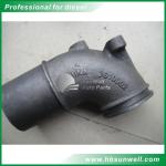 Buy cheap Cummins Diesel engine part 4BT 6BT DCEC Turbo Exhaust Outlet Pipe 3910992 Turbocharger Elbow from wholesalers