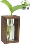 Customized Wood Stand Rack Tabletop Terrarium for Hydroponic Plants Cuttings