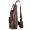 Buy cheap USB Charging Chest Bag With Headset Hole Men'S Single Strap Anti Theft Adjustable from wholesalers