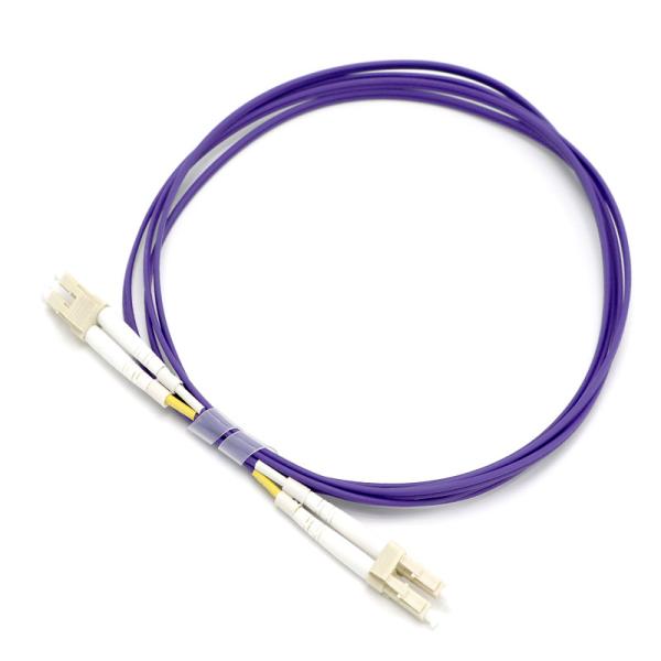 Buy cheap FTTH Purple Ericaviolet Color OM4 Fiber Cable Multimode DX Duplex Optical from wholesalers