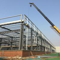 Buy cheap Customized Logo Steel Structure Warehouse for H Beam Beam Working Scope product