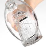 Hot Stamping Super Flint Glass Bottles 375ml 500ml 750ml Custom Fancy Shaped