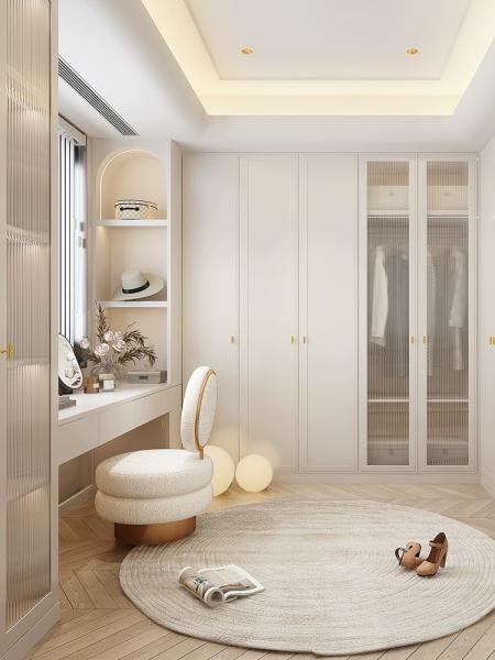 Buy cheap Handless 8x8 Walk In Closet Wardrobe Units For Bedroom Storage from wholesalers